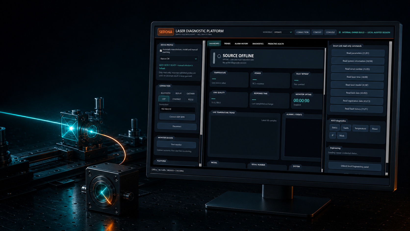 Sedona Laser Diagnostic Platform